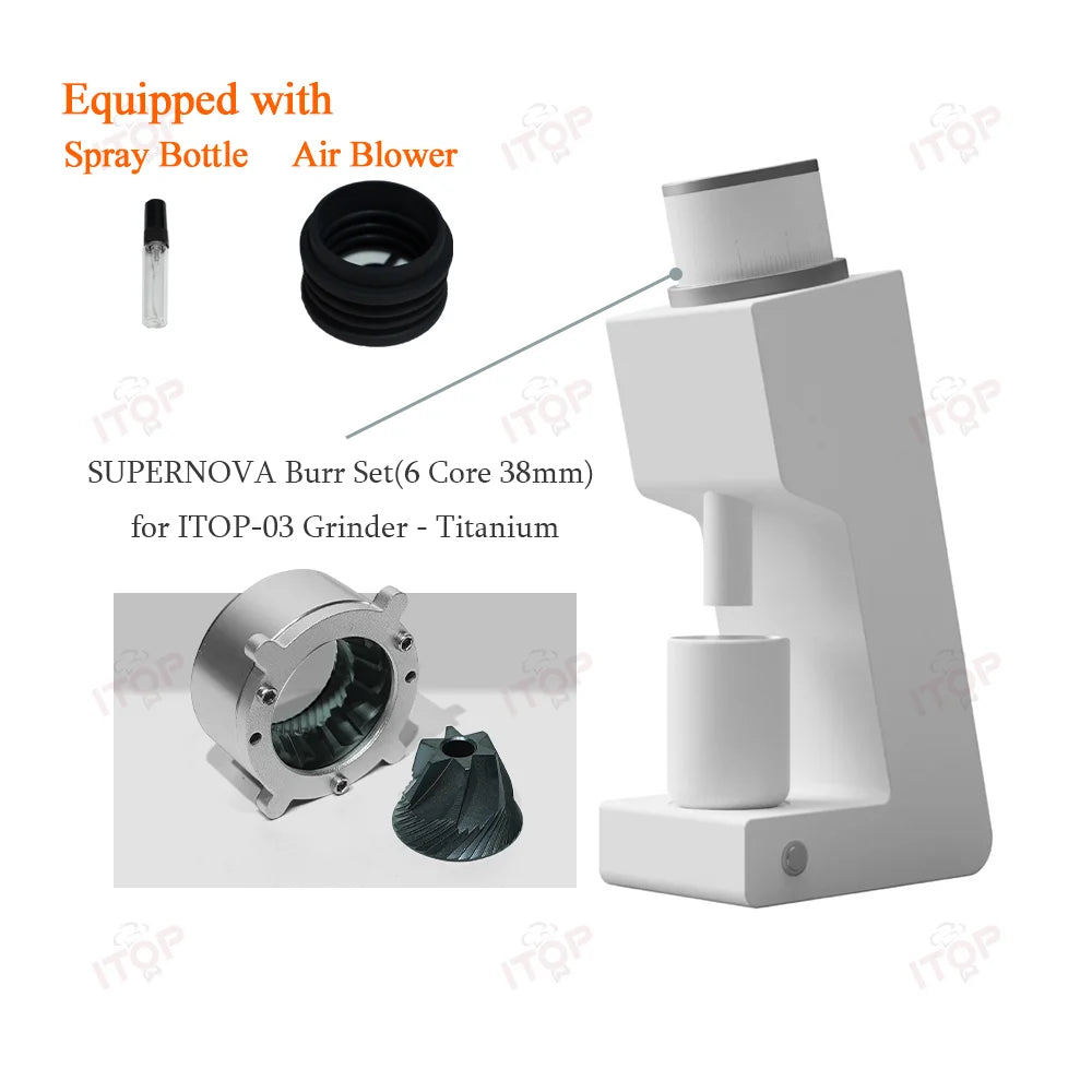 03 Electric Coffee Grinder Seven-Core 48Mm Burr Household Coffee Bean Grinder VS3 Coffee Miller Grinder Espresso 110V 220V