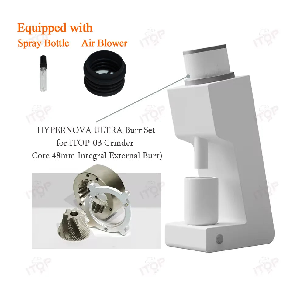 03 Electric Coffee Grinder Seven-Core 48Mm Burr Household Coffee Bean Grinder VS3 Coffee Miller Grinder Espresso 110V 220V