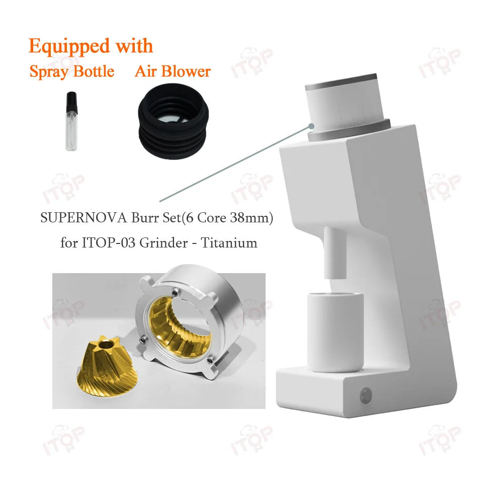 03 Electric Coffee Grinder Seven-Core 48Mm Burr Household Coffee Bean Grinder VS3 Coffee Miller Grinder Espresso 110V 220V
