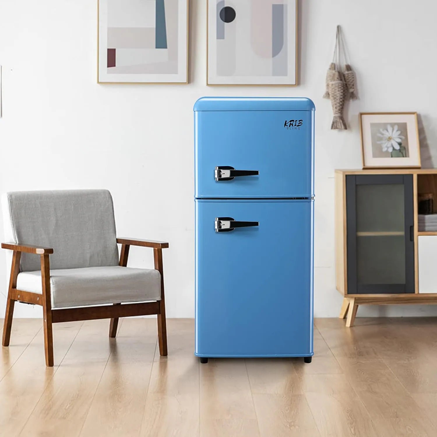 3.5-Cu Ft with Freezer ( Blue ) Garage Ready
