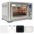 11-In-1 Digital Air Fryer Convection Toaster Oven Rotisserie 6-Slice 1700W Stainless Steel