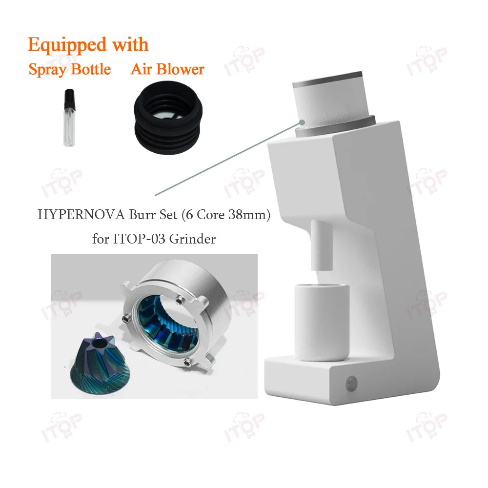 03 Electric Coffee Grinder Seven-Core 48Mm Burr Household Coffee Bean Grinder VS3 Coffee Miller Grinder Espresso 110V 220V