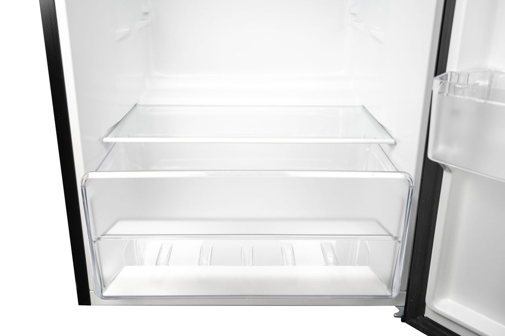 7.4-Cu Ft Counter-Depth 21.5-In Wide Top-Freezer Refrigerator ( Stainless Look ) ENERGY STAR Certified
