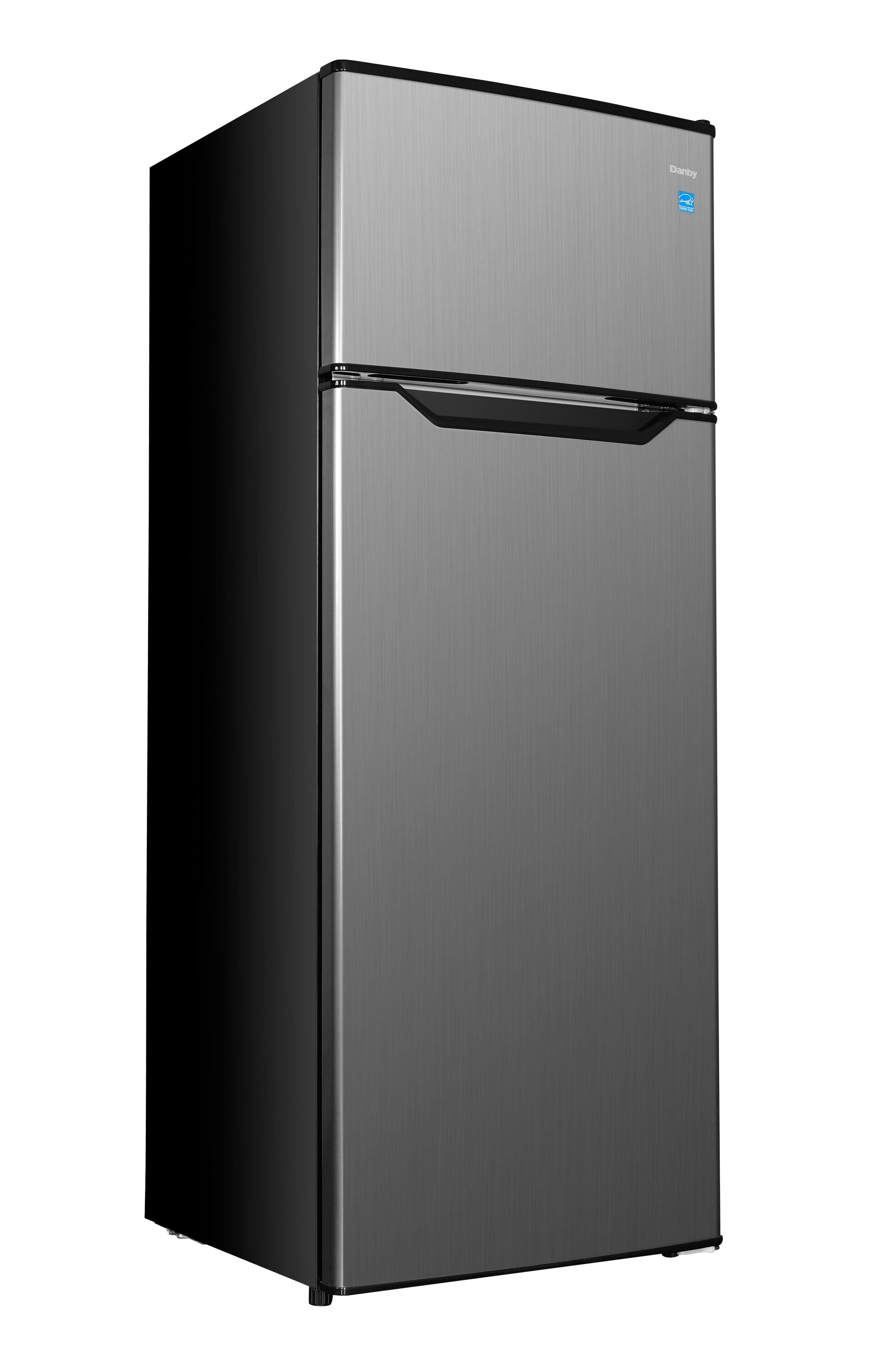 7.4-Cu Ft Counter-Depth 21.5-In Wide Top-Freezer Refrigerator ( Stainless Look ) ENERGY STAR Certified