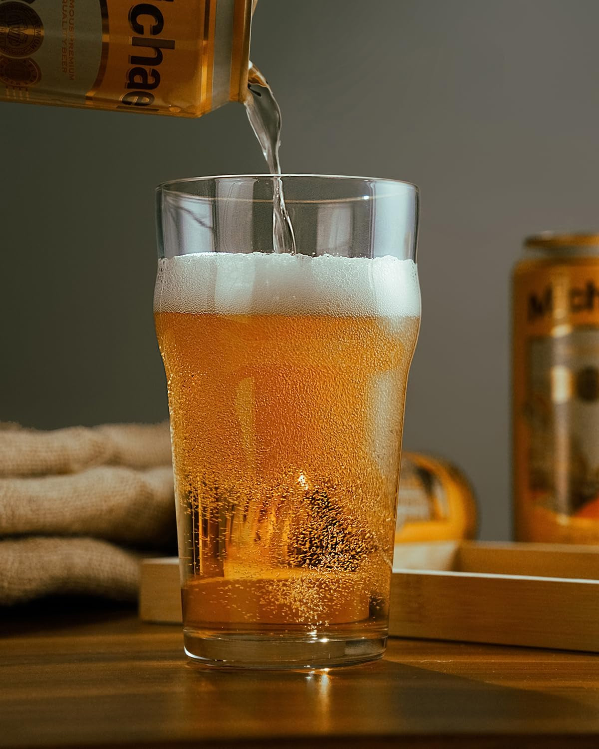 Pint Glasses,20Oz British Beer Glass,Classics Craft Beer Glasses,Premium Beer Glasses Tumbler Set of 2, Pub Beer Glasses,Unique Design Beer Glasses Easy Stacking in the Cupboard
