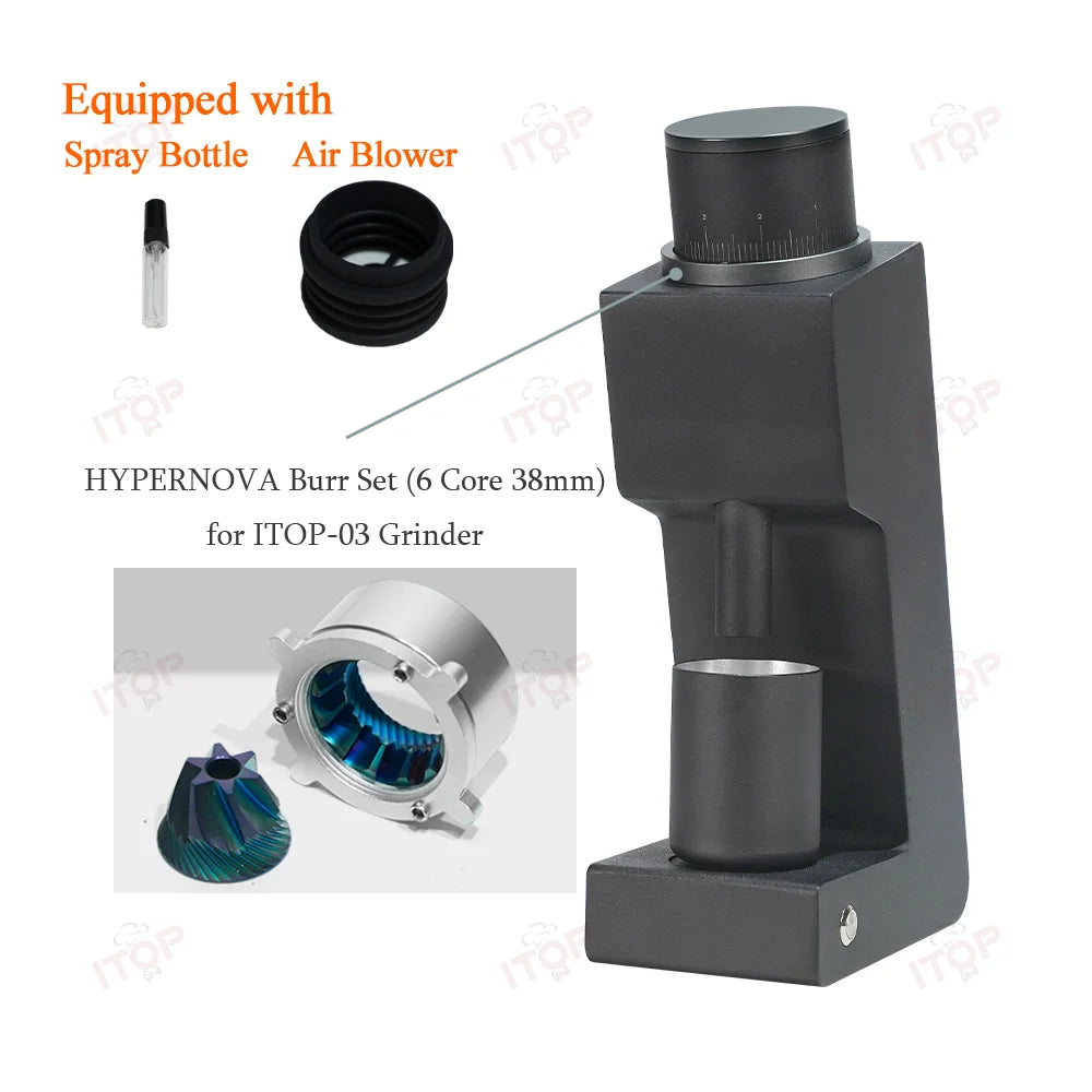 03 Electric Coffee Grinder Seven-Core 48Mm Burr Household Coffee Bean Grinder VS3 Coffee Miller Grinder Espresso 110V 220V