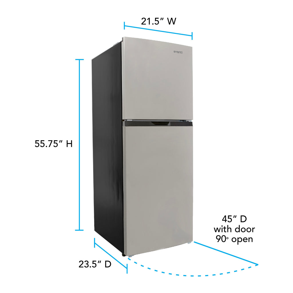 7-Cu Ft Counter-Depth 22-In Wide Top-Freezer Refrigerator ( Stainless Steel ) ENERGY STAR Certified