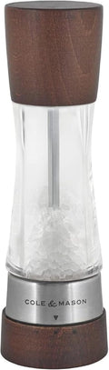 Derwent Salt Mill - Gourmet Precision Salt Grinder - Refillable Seasoning and Spice Tools - Adjustable Seat, Himalayan and Kosher Salt Grinder Settings - Forest Wood
