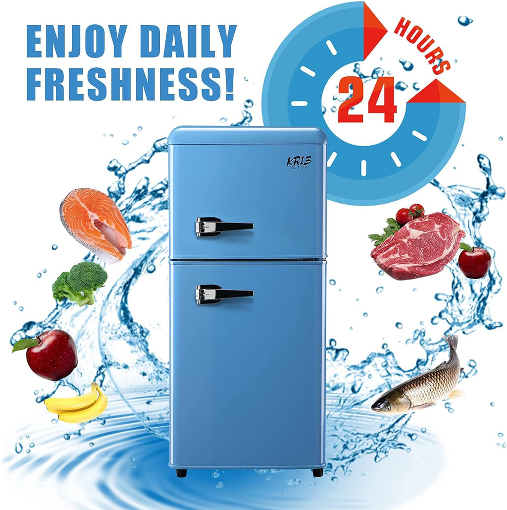 3.5-Cu Ft with Freezer ( Blue ) Garage Ready
