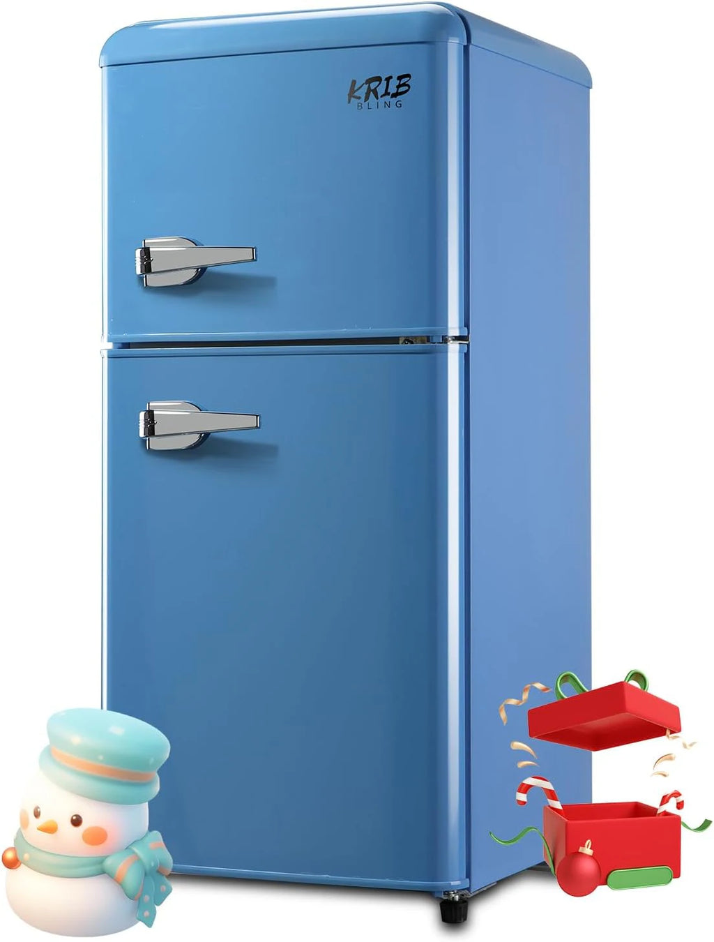 3.5-Cu Ft with Freezer ( Blue ) Garage Ready