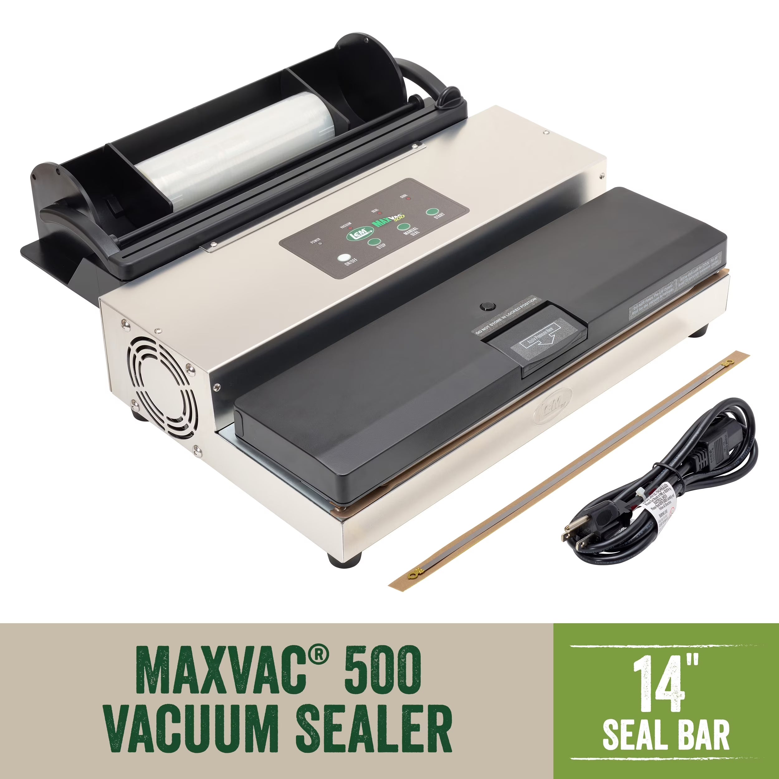 Products Maxvac 500 Aluminum Vacuum Sealer with Cutter